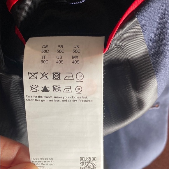 HUGO - Men's Navy Suit - 40S - extra slim soft construction - Picture 5 of 8